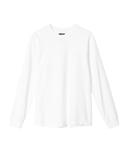 STUSSY(�X�e���[�V�[)��Stock Logo L/SL Crew(T�V���c/�J�b�g�\�[)