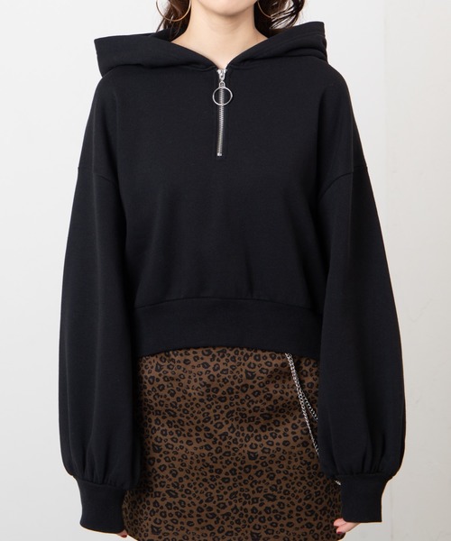 WEGO（ウィゴー）の「WEGO/カラービッグシルエットハーフジップパーカー（パーカー・レディース・パープル/ブラック/ホワイト・FREE）」の16枚目の写真