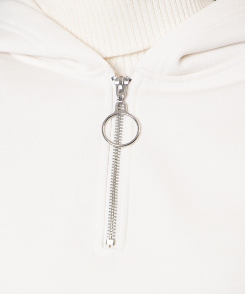 WEGO（ウィゴー）の「WEGO/カラービッグシルエットハーフジップパーカー（パーカー・レディース・パープル/ブラック/ホワイト・FREE）」の13枚目の写真