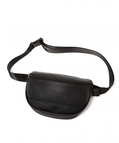 LAKOLE（ラコレ）の「フェイクレザーボディバッグ / LAKOLE（ボディバッグ/ウエストポーチ・メンズ・ベージュ/ブラック/グレー・FREE）」の7枚目の写真