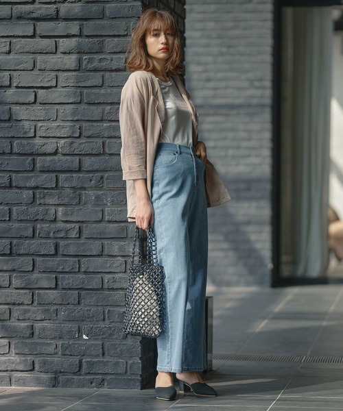 KOBE LETTUCE（コウベレタス）の「ウッドビーズトートバッグ（トートバッグ・レディース・ブラック/ベージュ/ブラウン・FREE）」の13枚目の写真