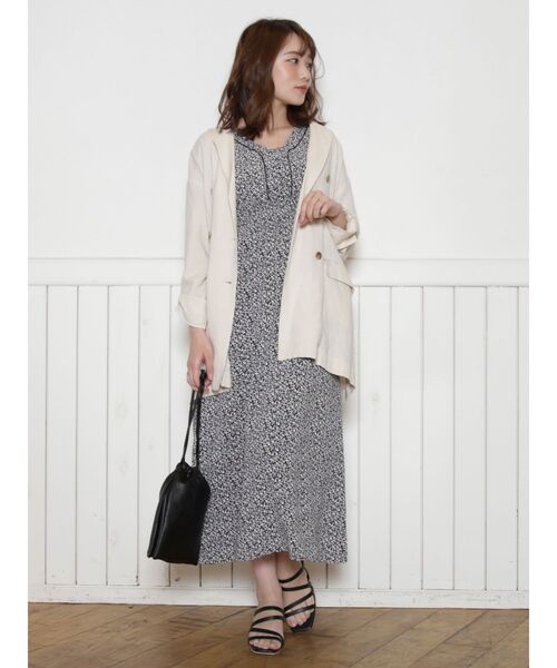 dazzlin(ダズリン)の「ベルト付ダブルジャケット【セットアップ】(テーラードジャケット・レディース・ベージュ/ブラウン/アイボリー・FREE)」の21枚目の写真