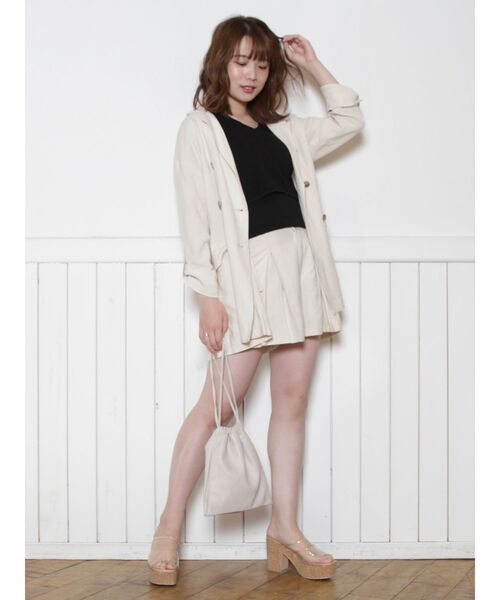 dazzlin(ダズリン)の「ベルト付ダブルジャケット【セットアップ】(テーラードジャケット・レディース・ベージュ/ブラウン/アイボリー・FREE)」の20枚目の写真