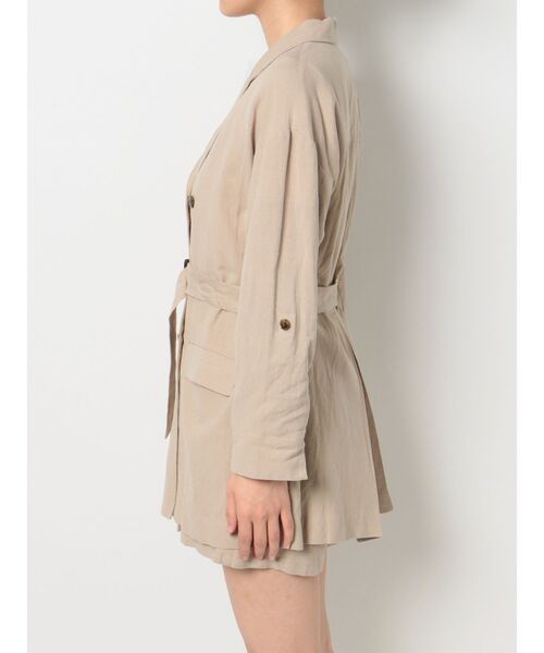 dazzlin(ダズリン)の「ベルト付ダブルジャケット【セットアップ】(テーラードジャケット・レディース・ベージュ/ブラウン/アイボリー・FREE)」の15枚目の写真
