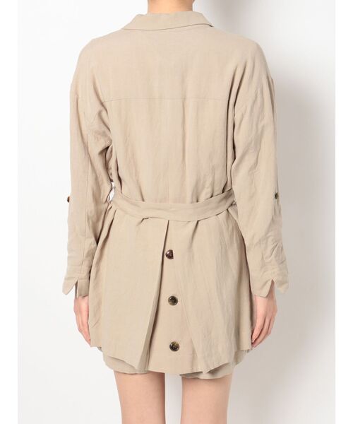 dazzlin(ダズリン)の「ベルト付ダブルジャケット【セットアップ】(テーラードジャケット・レディース・ベージュ/ブラウン/アイボリー・FREE)」の14枚目の写真