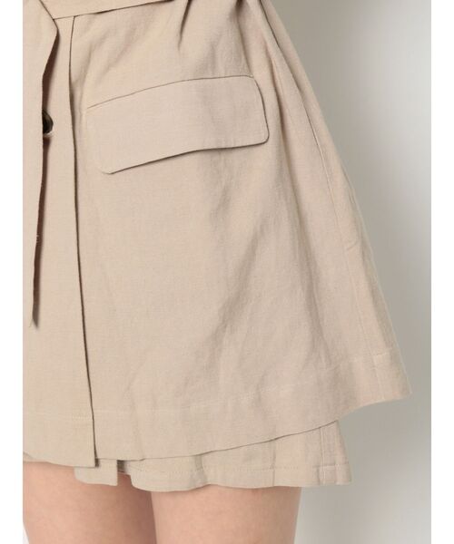 dazzlin(ダズリン)の「ベルト付ダブルジャケット【セットアップ】(テーラードジャケット・レディース・ベージュ/ブラウン/アイボリー・FREE)」の10枚目の写真