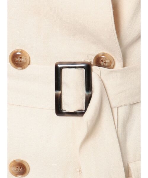 dazzlin(ダズリン)の「ベルト付ダブルジャケット【セットアップ】(テーラードジャケット・レディース・ベージュ/ブラウン/アイボリー・FREE)」の8枚目の写真