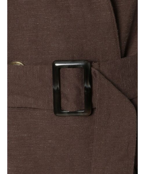 dazzlin(ダズリン)の「ベルト付ダブルジャケット【セットアップ】(テーラードジャケット・レディース・ベージュ/ブラウン/アイボリー・FREE)」の7枚目の写真