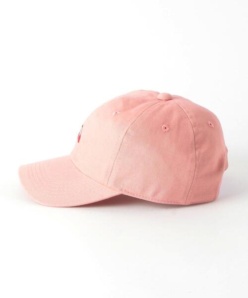 green label relaxing（グリーンレーベルリラクシング）の「GLR モチーフキャップ/ フルーツ（キャップ・キッズ・オフホワイト/ベージュ/イエロー/ライトピンク・52-54cm）」の5枚目の写真