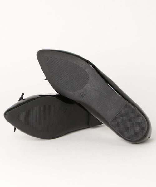 AAA+(サンエープラス)の「AAA / ポインテッドトゥフラットバレエパンプス(3540)(バレエシューズ・レディース・ブラック/ベージュ/ブラック系その他/ブラック系その他2・LL/3L/SS/S/M/L)」の6枚目の写真