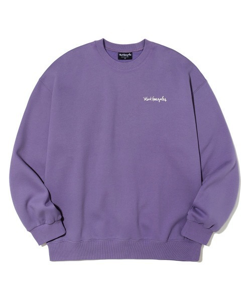 Mark Gonzales(マーク・ゴンザレス)の「『MARK GONZALES/マークゴンザレス』M/G SMALL SIGN LOGO CREWNECK/スモールサインロゴクルーネック/スウェット/トレーナー(スウェット・メンズ・グレー/ベージュ/ブラック/パープル・M)」の21枚目の写真