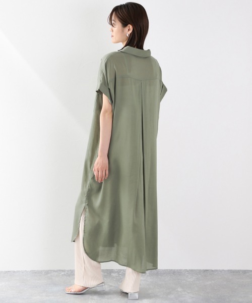 LOWRYS FARM（ローリーズファーム）の「ミリタリーシアーシャツ