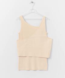 LAYERED KNIT CAMISOLE