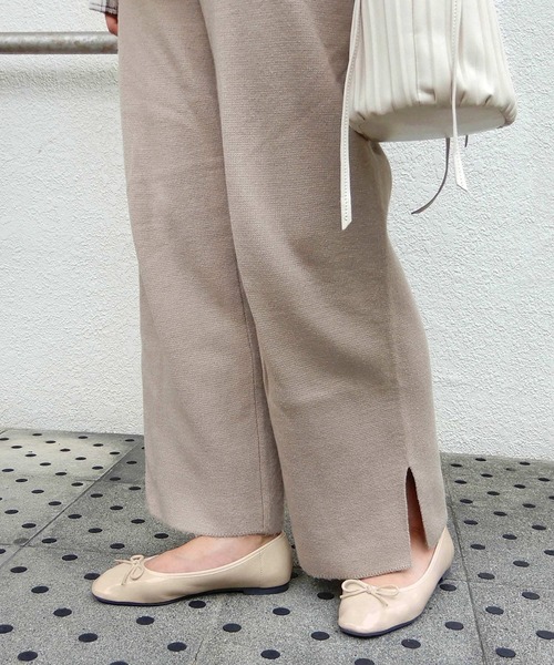 alala（アララ）の「スクエアトゥバレエシューズ/フラットパンプス　◆（バレエシューズ・レディース・アイボリー/ブラック/ブラウン・S/M/L/LL）」の14枚目の写真