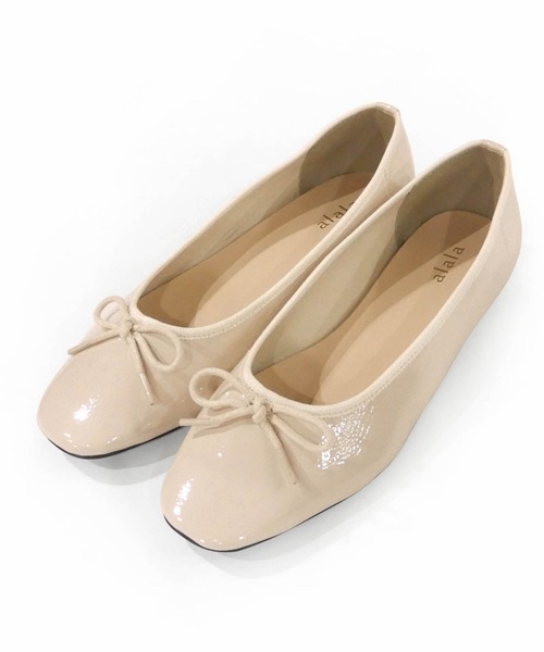 alala（アララ）の「スクエアトゥバレエシューズ/フラットパンプス　◆（バレエシューズ・レディース・アイボリー/ブラック/ブラウン・S/M/L/LL）」の11枚目の写真