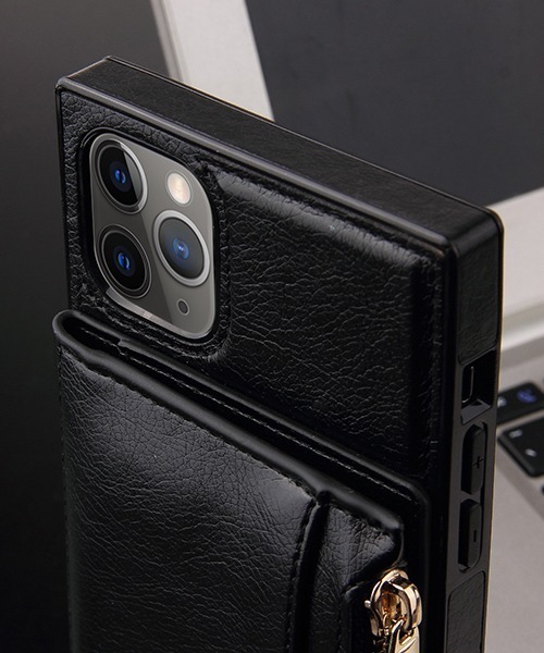 c.u.l（シーユーエル）の「【c.u.l】PUレザー スマホポーチ スマホショルダー 斜め掛け お財布 カード入れ 無地 シンプル iPhoneカバー アイフォンケース ipc522（スマホケース/カバー・レディース・ブラック/レッド/ピンク・K/F/A/E/J/D/B/I/N/O/P/R/U/T/V）」の6枚目の写真