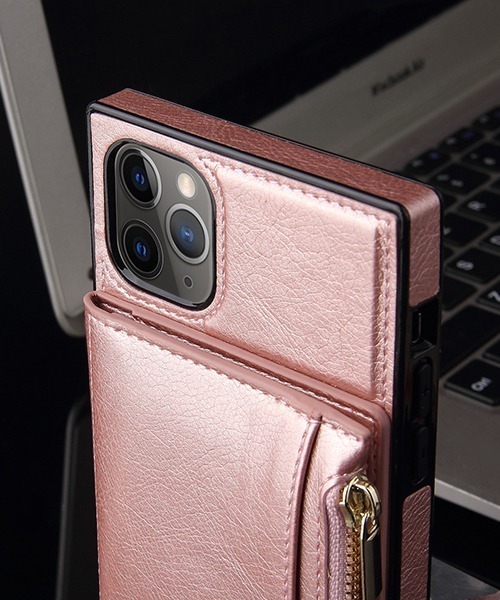 c.u.l（シーユーエル）の「【c.u.l】PUレザー スマホポーチ スマホショルダー 斜め掛け お財布 カード入れ 無地 シンプル iPhoneカバー アイフォンケース ipc522（スマホケース/カバー・レディース・ブラック/レッド/ピンク・K/F/A/E/J/D/B/I/N/O/P/R/U/T/V）」の12枚目の写真