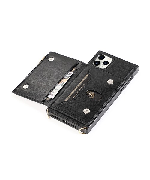 c.u.l（シーユーエル）の「【c.u.l】PUレザー スマホポーチ スマホショルダー 斜め掛け お財布 カード入れ 無地 シンプル iPhoneカバー アイフォンケース ipc522（スマホケース/カバー・レディース・ブラック/レッド/ピンク・K/F/A/E/J/D/B/I/N/O/P/R/U/T/V）」の13枚目の写真