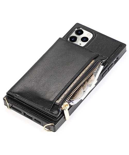 c.u.l（シーユーエル）の「【c.u.l】PUレザー スマホポーチ スマホショルダー 斜め掛け お財布 カード入れ 無地 シンプル iPhoneカバー アイフォンケース ipc522（スマホケース/カバー・レディース・ブラック/レッド/ピンク・K/F/A/E/J/D/B/I/N/O/P/R/U/T/V）」の14枚目の写真