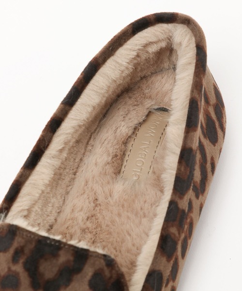 GLOBAL WORK(グローバルワーク)の「フワモコ撥水モカシン/893372(モカシン/デッキシューズ・レディース・ブラック/ブラウン/アイボリー/グレー/ブラウン系その他/ダークグレー/ダークブラウン/ライトグレー/その他/ブラウン系その他7・SMALL/MEDIUM/LARGE/X-LARGE)」の15枚目の写真