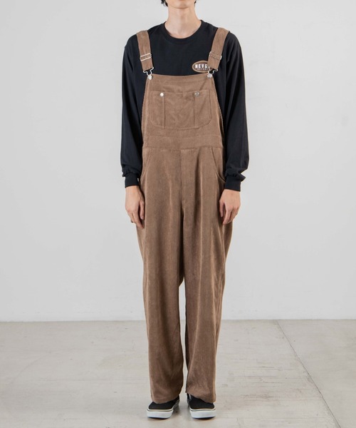 WEGO（ウィゴー）の「WEGO/コーデュロイオーバーオール（サロペット/オーバーオール・メンズ・ブラック/ブラウン/ライトベージュ・MEDIUM/LARGE）」の17枚目の写真