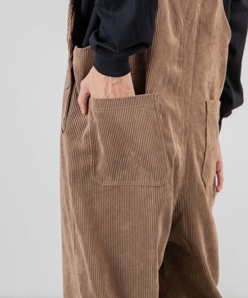 WEGO（ウィゴー）の「WEGO/コーデュロイオーバーオール（サロペット/オーバーオール・メンズ・ブラック/ブラウン/ライトベージュ・MEDIUM/LARGE）」の22枚目の写真