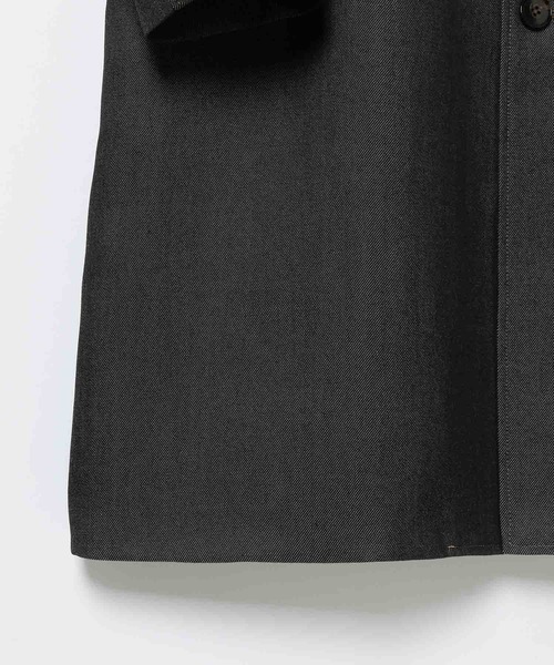 ADAM ET ROPE'(アダムエロペ)の「【NIKKE】ウールデニムカーコート(ステンカラーコート・メンズ・ネイビー・M/L)」の3枚目の写真