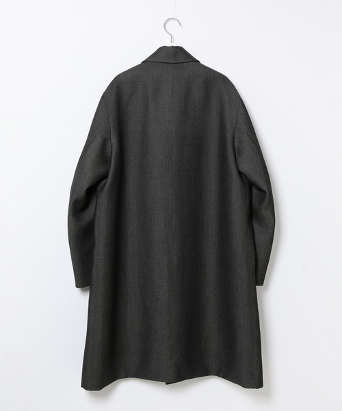 ADAM ET ROPE'(アダムエロペ)の「【NIKKE】ウールデニムカーコート(ステンカラーコート・メンズ・ネイビー・M/L)」の4枚目の写真