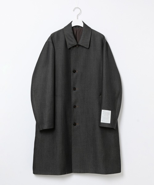 ADAM ET ROPE'(アダムエロペ)の「【NIKKE】ウールデニムカーコート(ステンカラーコート・メンズ・ネイビー・M/L)」の7枚目の写真