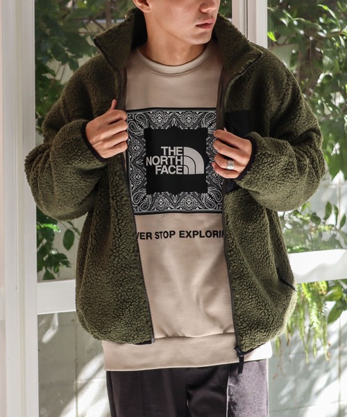 ボアハイネックZIPブルゾン