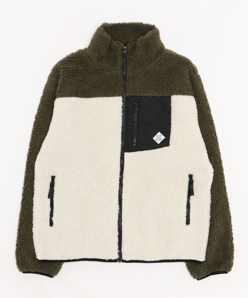 ボアハイネックZIPブルゾン