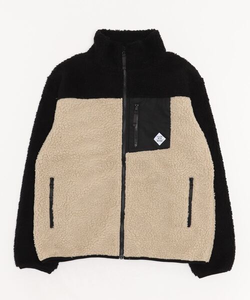 ボアハイネックZIPブルゾン