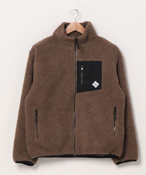 ボアハイネックZIPブルゾン