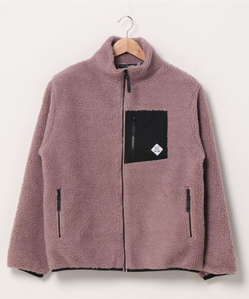 ボアハイネックZIPブルゾン