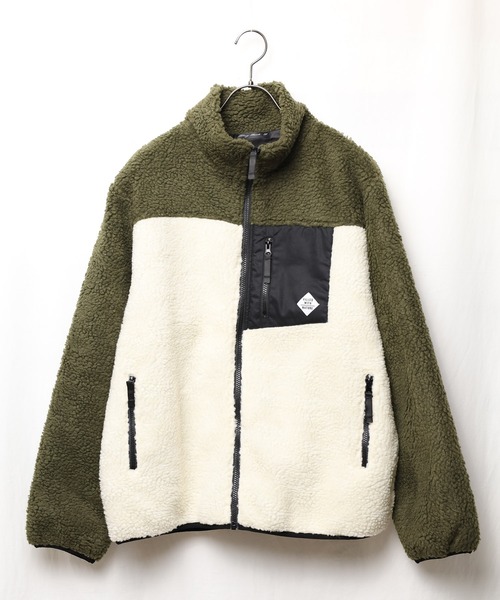 ボアハイネックZIPブルゾン