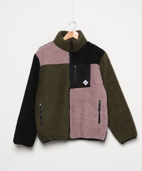 ボアハイネックZIPブルゾン