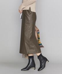 BEAUTY&YOUTH UNITED ARROWS | BY フェイクレザータイトスカート(スカート)