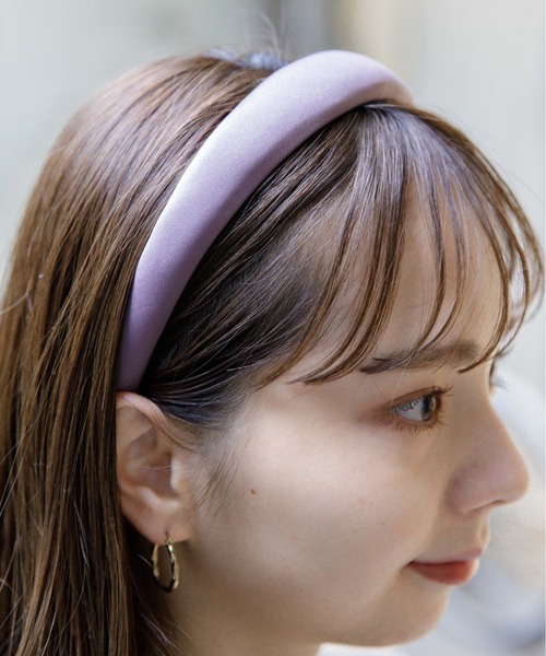 flower（フラワー）の「ボリュームカラーヘアバンド（カチューシャ・レディース・ピンク/ブルー/ベージュ・FREE）」の3枚目の写真