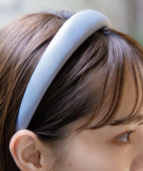 flower（フラワー）の「ボリュームカラーヘアバンド（カチューシャ・レディース・ピンク/ブルー/ベージュ・FREE）」の13枚目の写真
