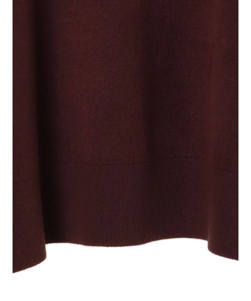 AMERICAN HOLIC(アメリカンホリック)の「モックネックドロップショルダーニットプルオーバー *(ニット/セーター・レディース・チャコールグレー/ライトグレー/ブラウン/カーキ・FREE)」の11枚目の写真