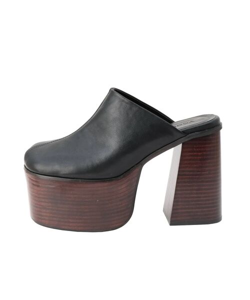 EMODA(エモダ)の「ラウンドバルキーサボ(サンダル・レディース・ブラック/アイボリー・SMALL/MEDIUM/LARGE)」の18枚目の写真