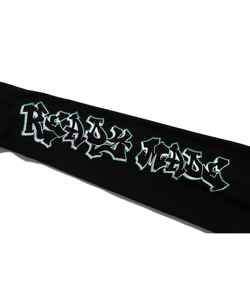 A BATHING APE（アベイシングエイプ）の「BAPE X READYMADE SPRAY WIDE FIT L/S TEE M（Tシャツ/カットソー・メンズ・ホワイト/ブラック・XX-LARGE/LARGE/SMALL/XXX-LARGE/MEDIUM/X-LARGE）」の10枚目の写真