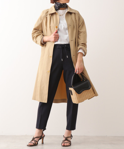 Traditional Weatherwear(トラディショナルウェザーウェア)の「TRADITIONAL WEATHER WEAR/別注シングルコート(その他アウター・レディース・ベージュ/ネイビー・32)」の6枚目の写真