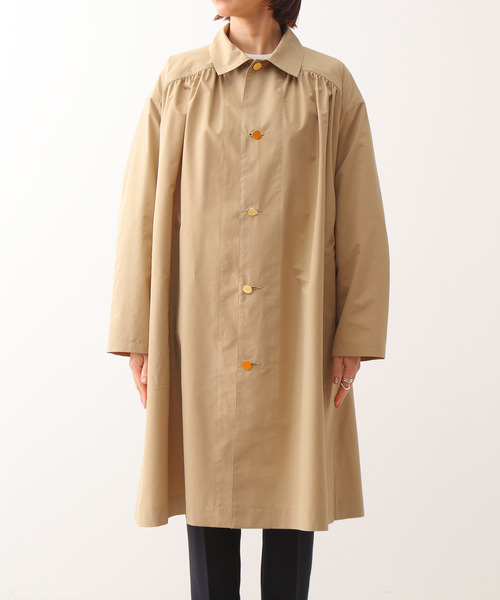 Traditional Weatherwear(トラディショナルウェザーウェア)の「TRADITIONAL WEATHER WEAR/別注シングルコート(その他アウター・レディース・ベージュ/ネイビー・32)」の10枚目の写真