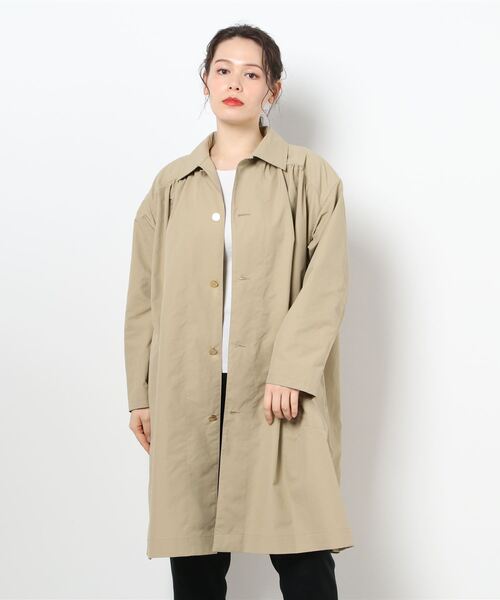 Traditional Weatherwear(トラディショナルウェザーウェア)の「TRADITIONAL WEATHER WEAR/別注シングルコート(その他アウター・レディース・ベージュ/ネイビー・32)」の22枚目の写真