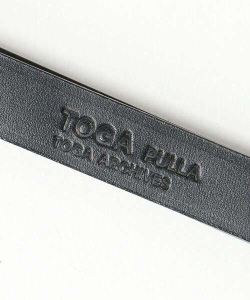 TOGA PULLA（トーガ プルラ）の「＜TOGA PULLA＞ダブルレザーバックル