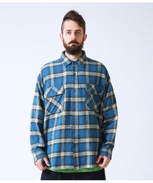 GOLD | GOLD / ゴールド：SOFT NEL CHECK BIG POCKET WORK SHIRT：21A-GL28589[MUS](シャツ/ブラウス)