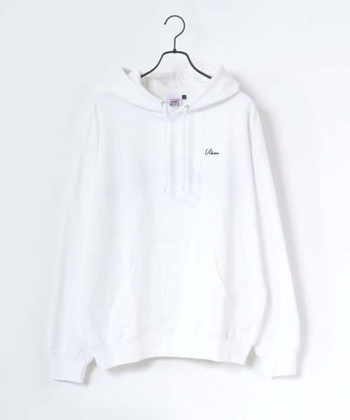 VISION STREET WEAR(ヴィジョンストリートウェア)の「VISION STREET WEAR/ヴィジョンストリートウエア スウェット サテンワッペン カレッジロゴ バックチェーン刺繍 ルードロゴ スウェットパーカー/フーディー(パーカー・メンズ・ホワイト/ブラック/ホワイト系その他/ブラック系その他・M/L)」の10枚目の写真