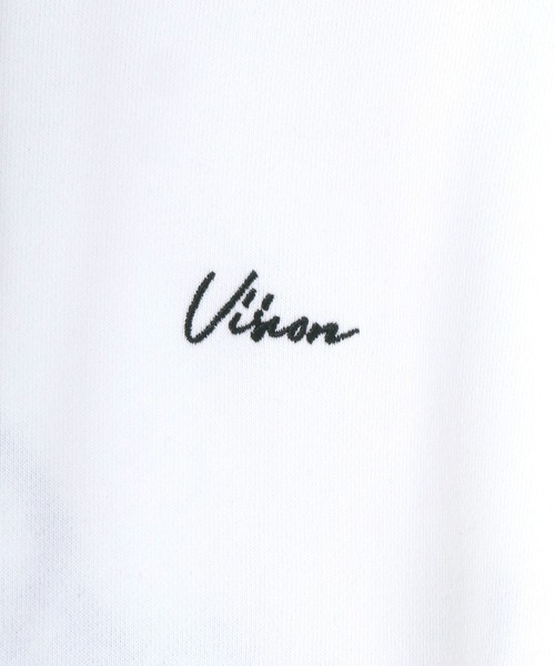 VISION STREET WEAR(ヴィジョンストリートウェア)の「VISION STREET WEAR/ヴィジョンストリートウエア スウェット サテンワッペン カレッジロゴ バックチェーン刺繍 ルードロゴ スウェットパーカー/フーディー(パーカー・メンズ・ホワイト/ブラック/ホワイト系その他/ブラック系その他・M/L)」の17枚目の写真