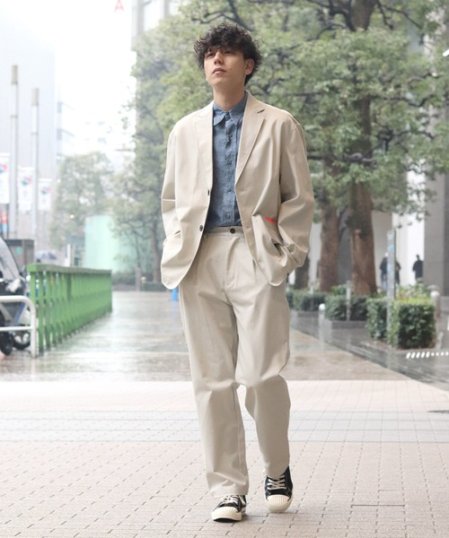 INHERIT インヘリット セットアップ INHERITインヘリット メンズ スーツセットアップ ネイビー L